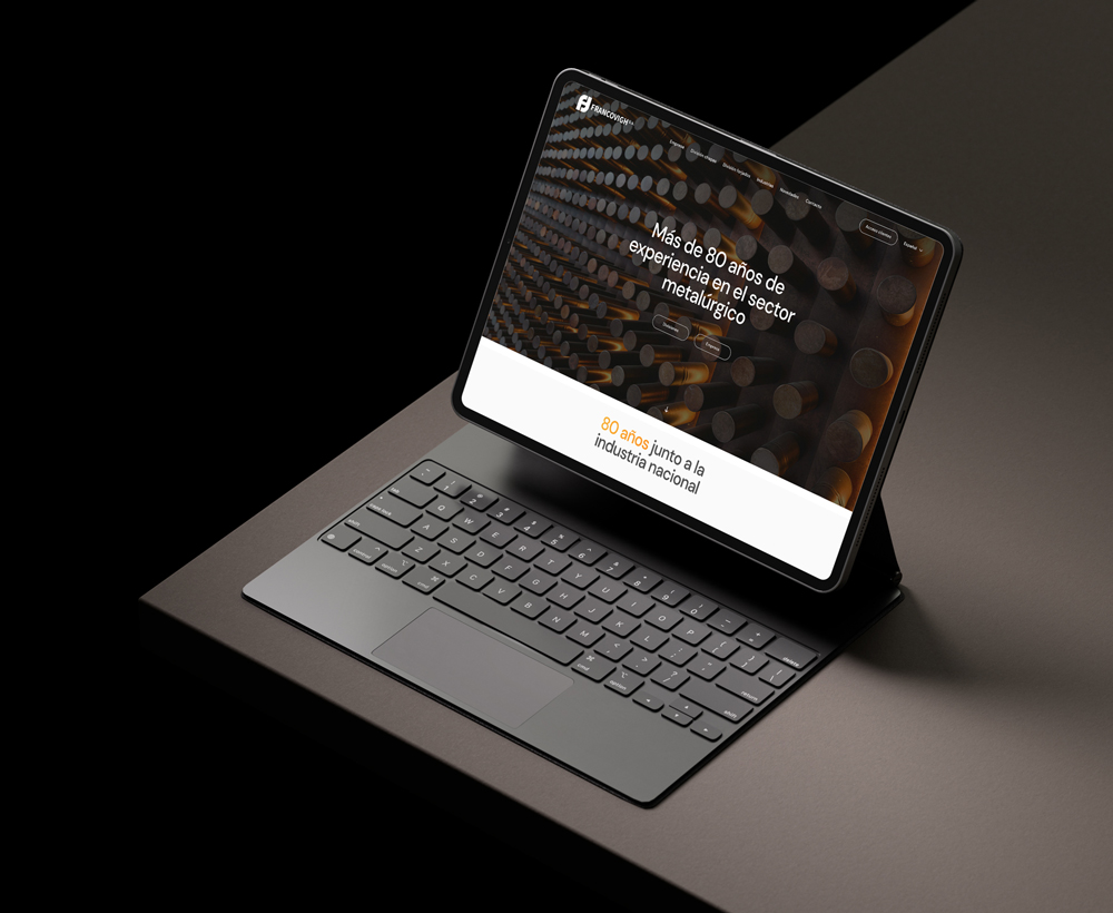 Diseño y desarrollo web a medida para Francovigh