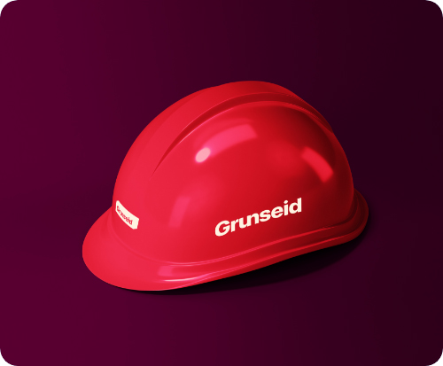 Brand redesign, branding development, and website creation for Grunseid.