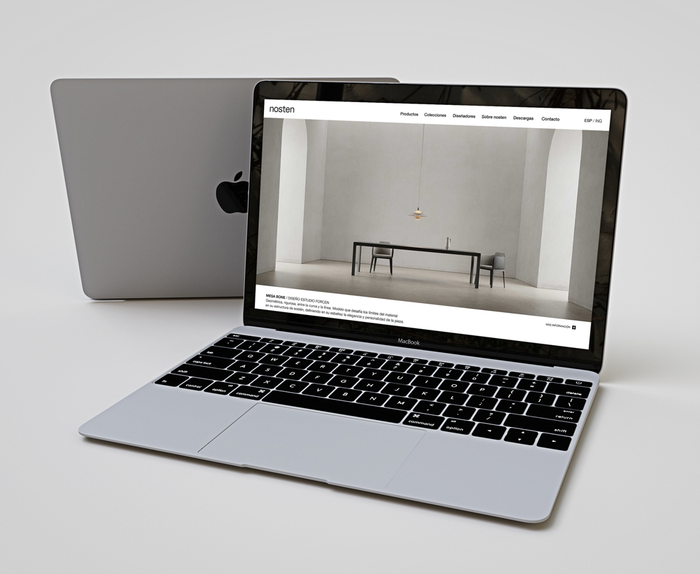 Programación y maquetado web para Nosten