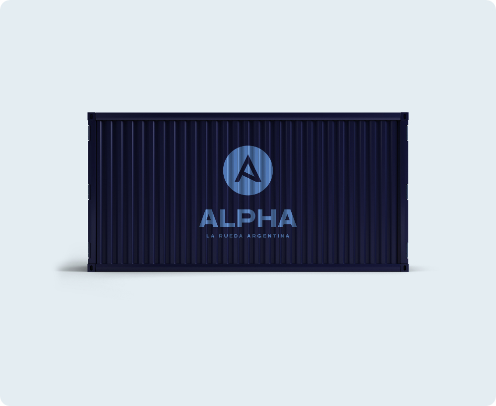 Re-diseño de marca y desarrollo de branding para Alpha