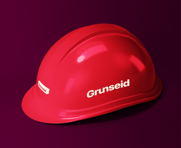 Brand redesign, branding development, and website creation for Grunseid.